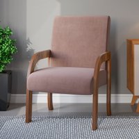 Poltrona Veneza Seda/Veludo Rosa 624172