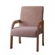Poltrona Veneza Seda/Veludo Rosa 624172