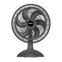Ventilador de Mesa Turbo Force VF-48 40cm Cinza 220V Arno