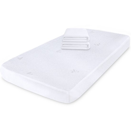 Protetor Impermeável de Colchão de Bebê 100 Silencioso de Malha Premium 130x70cm - BF Colchões
