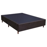 Base Cama Box Convencional Gazin Casal 188x138 Suede Liso - 626942