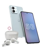 Smartphone Motorola Moto G84 5G 256GB - Azul - Vegan Leather, RAM 8GB Tela 6,55
