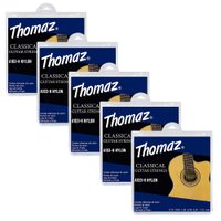 Kit 5 Encordoamentos Violão Nylon 103H Thomaz
