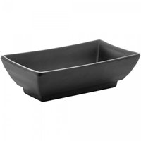 Kit 50 Molheiras para Shoyu Melamina 60ml Lyor Molhos Restaurante Japonês Sushi Tóquio Preto