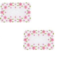 Jogo Americano 2 peças Jardim Florido  50 x 30 cm