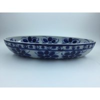 Travessa Oval mini Feita e Pintada a mão - 23cm