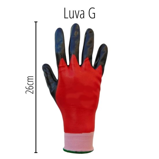 Par de Luva Termica Cozinha Churrasco 250 Graus - Calor - G