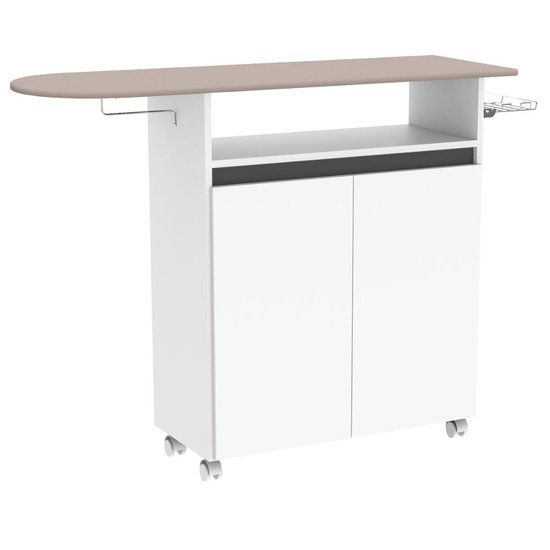 Tábua de Passar Ditália 2 Portas MP-340 Branco/Preto