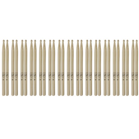 Kit com 15 Pares de Baquetas para Bateria Maple 5A New York