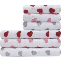 Kit 6 peças Toalha Banho + Rosto Infantil Estampada 100 Algodão Felpuda Prisma Dohler Emcompre