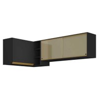 Kit Armário de Cozinha Aéreo Canto 90cm e Aéreo 120cm Veneza Multimóveis MP2147