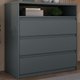 Cômoda Gales 3 Gavetas 100% MDF Cinza