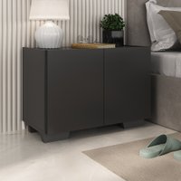 Mesa de Cabeceira com Pés 2 Portas Multimóveis MP4134