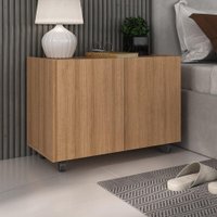 Mesa de Cabeceira com Rodízios 2 Portas Multimóveis MP4131