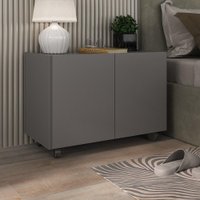 Mesa de Cabeceira com Rodízios 2 Portas Multimóveis MP4131