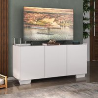 Rack para TV até 32 Polegadas com 3 Portas Multimóveis MP1068
