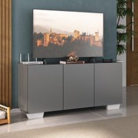 Rack para TV até 32 Polegadas com 3 Portas Multimóveis MP1068