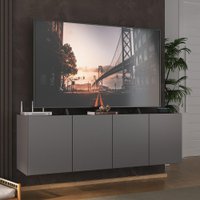 Rack para TV até 50 Polegadas com 4 Portas Suspenso Multimóveis MP1070