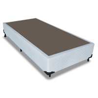 Cama Box Base Solteiro Universal Tecido White (88x188x25) - Probel