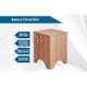 Banqueta Sala de Jantar Kim Kit 2 Un Nature - Cimol
