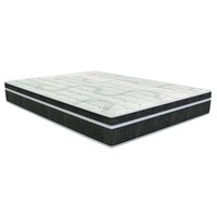 Colchão Casal Molas Bonnel  Venezia Black Euro Pillow (138x188x24) - Orthoflex