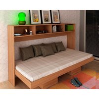 Cama Multifuncional Juvenil Articulada Dobrável CM8020 Amêndoa - Tecno Mobili