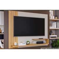 Painel para TV Dunas até 50 Polegadas Off White/Nature - Permóbili