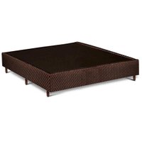 Cama Box Base Casal Universal Rústico Brown (138x188x25) - Polar