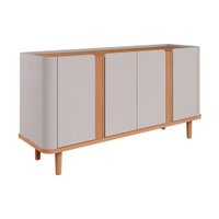 Buffet de Sala Jantar Eva 4 Portas Off White/Nature - Cimol