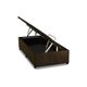 Cama Box Baú Solteiro Universal Suede Brown (88x188x35) - Costa Rica