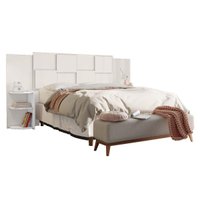 Cabeceira Cama Box Madeirado Conquista Firenze Casal/Queen Branco - Conquista