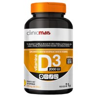 Vitamina D3 Óleo 2000 U.I. 30 cápsulas de 500mg