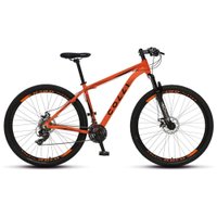 Bicicleta Colli Atalanta Aro 29 com 21 Marchas - Laranja Neon