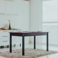 Mesa de Jantar Ditália JA-225 Cor:Preto