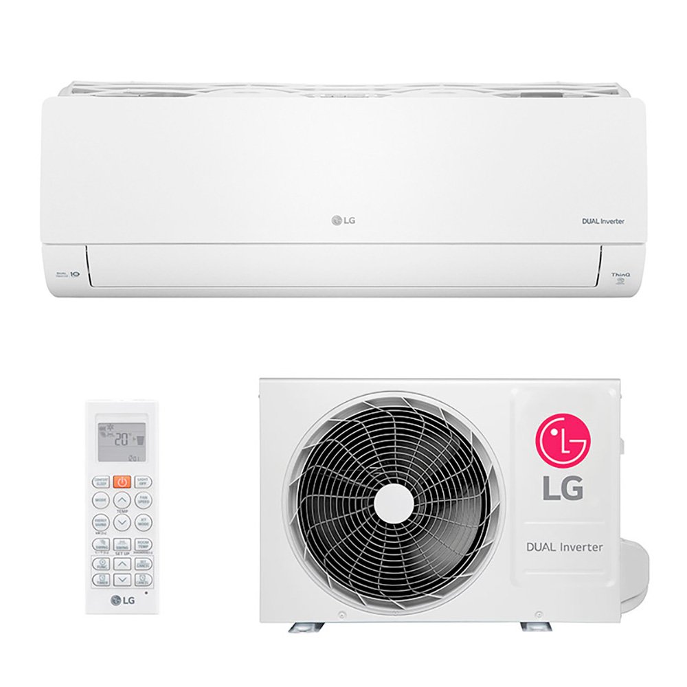 Ar Condicionado Split Hw Inverter LG Dual Voice + IA 12000 Btus Frio 220V Bifásico S3-Q12JA31K