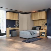 Quarto Modular Versa Conect Itapuã 9 Peças