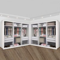 Closet Casal Paris Duo 8 Gavetas
