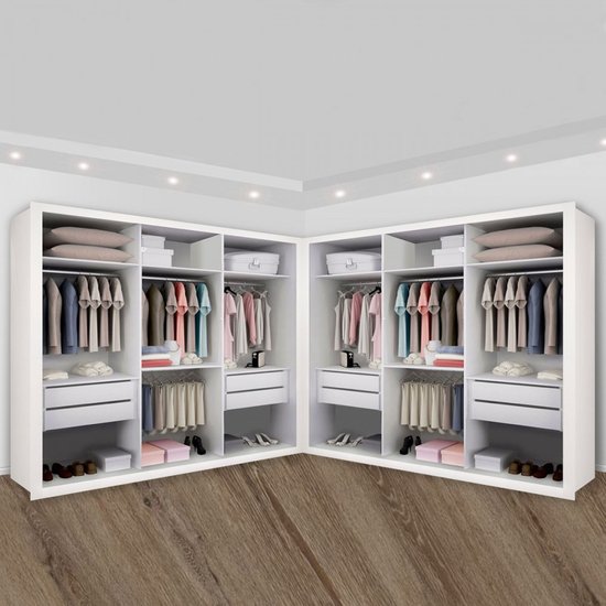 Closet Casal Paris Duo 8 Gavetas