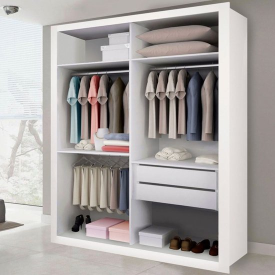 Closet Solteiro Júlia 2 Gavetas