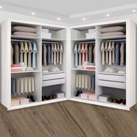 Closet Casal Júlia Duo 4 Gavetas