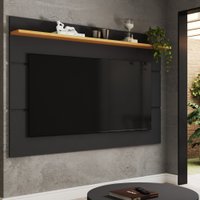 Painel para TV Até 70 Polegadas Bristol 1 Prateleira Black/Freijo