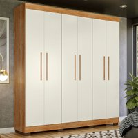 Guarda-Roupa Casal Flórida 100% MDF 6 Portas 4 Gavetas