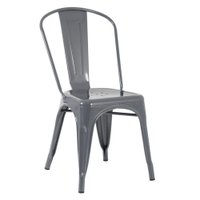 Cadeira Iron Tolix Cinza Escuro Cinza-escuro