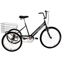 Bicicleta Triciclo Aro 26 cor Preto