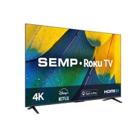 Smart Tv Led 50semp 4k Hdr Roku 50rk8600 Preto