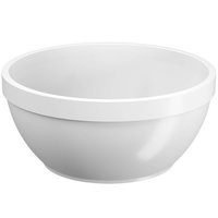 Cumbuca de Plástico 300ml Branco 12x5cm Servir Shimeji Sorvete Sopa Sobremesa Caldo Uno Coza