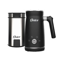 Kit Moedor de Café Inox e Espumador de Leite Oster - 127V