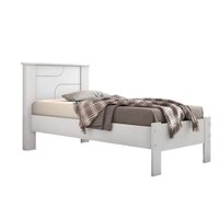 Cama Solteiro Pérola Branco - Conquista