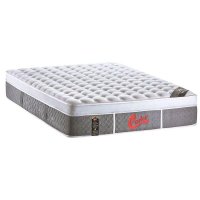 Colchão Viúva Molas Ensacadas  Pocket Gold Star Light Stress Oxygen Plush Euro Pillow (128x188x34) - Castor