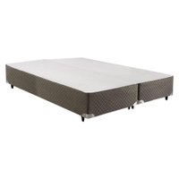 Cama Box Base King -193x203x28 Velvet Gray (King -193x203x28) - Herval